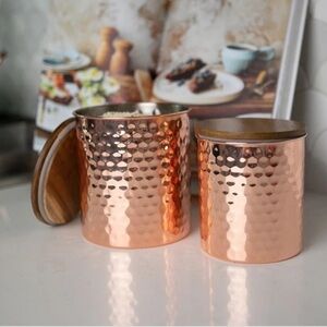 Uncommon James Copper Canisters Set of 2